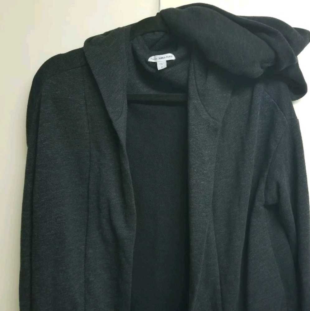 FRENCH TERRY DRAPE JACKET BY James Pearse